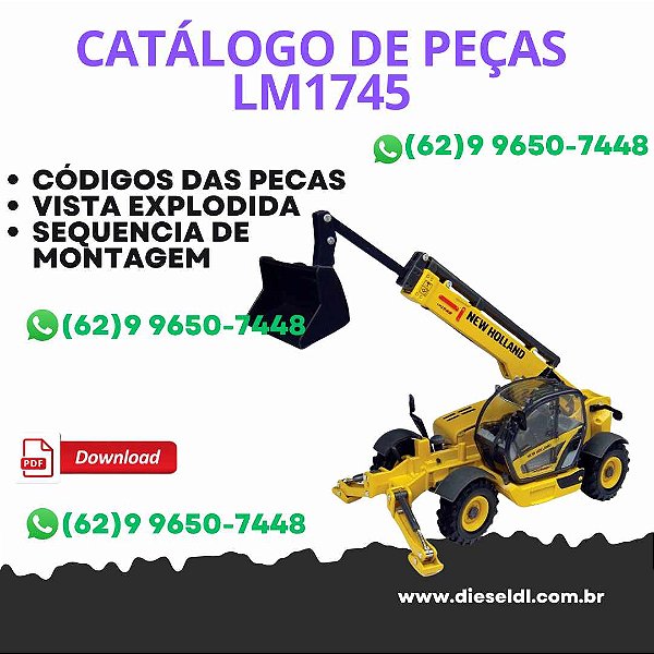 CATÁLOGO DE PEÇAS MANIPULADOR TELESCÓPICO LM1745 NEW HOLLAND