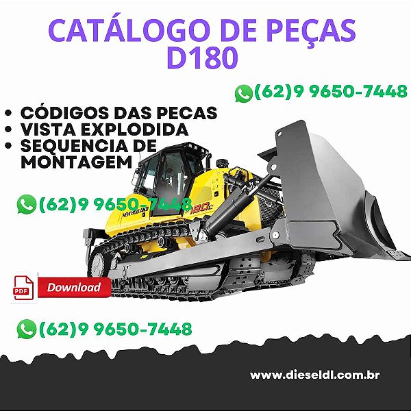 CATÁLOGO DE PEÇAS TRATOR ESTEIRAS D1803 NEW HOLLAND