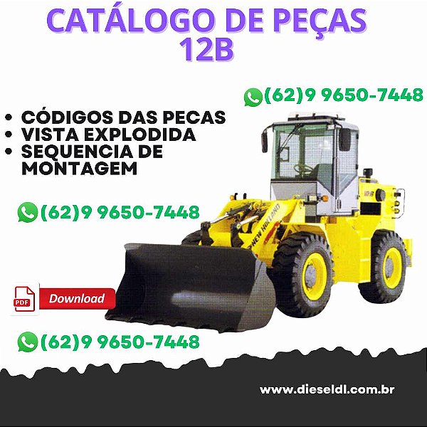 CATÁLOGO DE PEÇAS CARREGADEIRA 12B NEW HOLLAND
