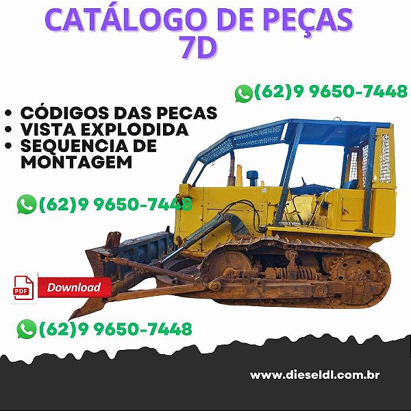 CATÁLOGO DE PEÇAS TRATOR ESTEIRAS 7D NEW HOLLAND