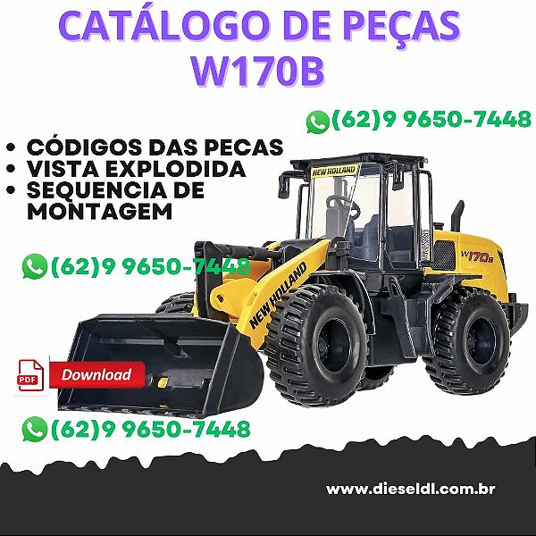 CATÁLOGO DE PEÇAS CARREGADEIRA W170B NEW HOLLAND