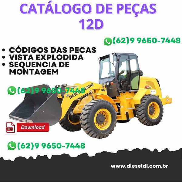 CATÁLOGO DE PEÇAS CARREGADEIRA 12D NEW HOLLAND