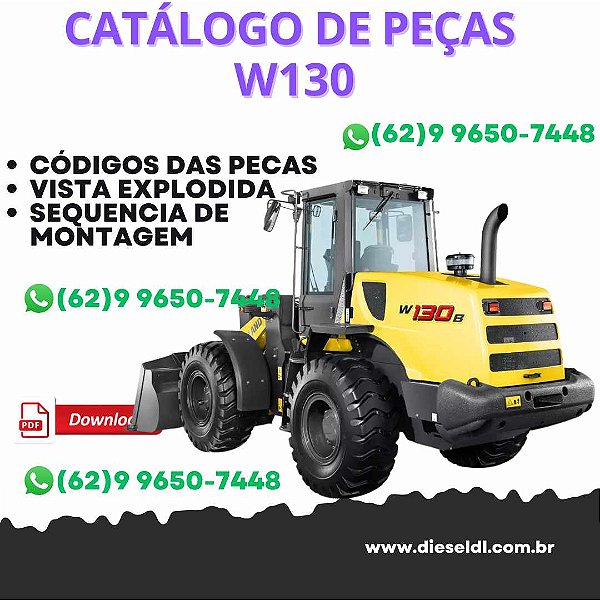 CATÁLOGO DE PEÇAS CARREGADEIRA W130 NEW HOLLAND