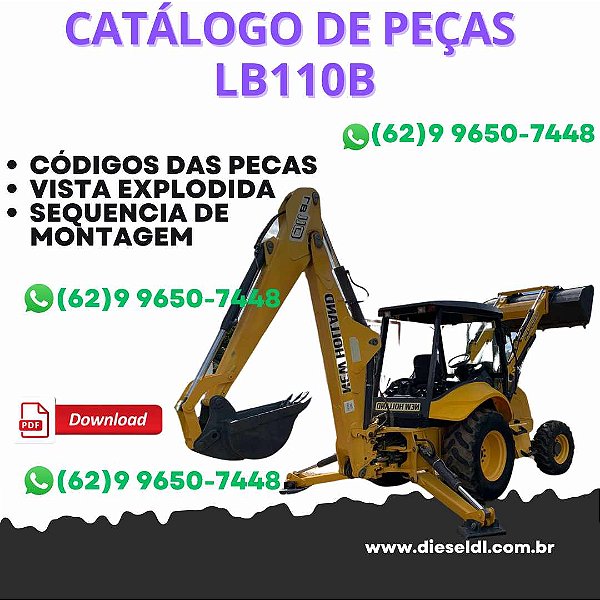 CATÁLOGO DE PEÇAS RETROESCAVADEIRA LB110B NEW HOLLAND