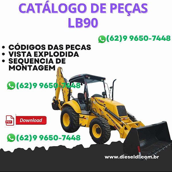 CATÁLOGO DE PEÇAS RETROESCAVADEIRA LB90 LB110  NEW HOLLAND