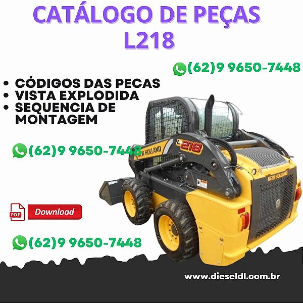 CATÁLOGO DE PEÇAS MINI CARREGADEIRA L218 NEW HOLLAND