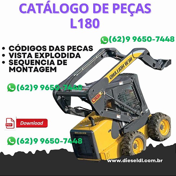 CATÁLOGO DE PEÇAS MINI CARREGADEIRA L180 NEW HOLLAND