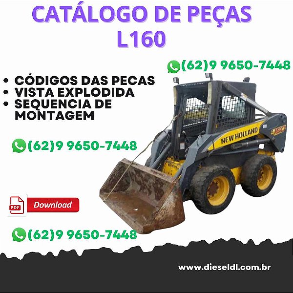 CATÁLOGO DE PEÇAS MINI CARREGADEIRAS L160 L170 NEW HOLLAND