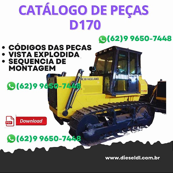 CATÁLOGO DE PEÇAS TRATOR ESTEIRAS D170 NEW HOLLAND