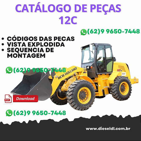 CATÁLOGO DE PEÇAS CARREGADEIRA 12C NEW HOLLAND