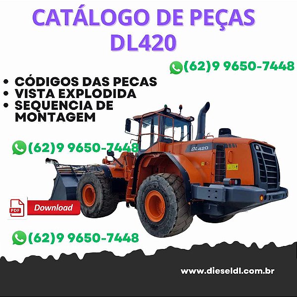 CATÁLOGO DE PEÇAS  CARREGADEIRA DL420 DOOSAN