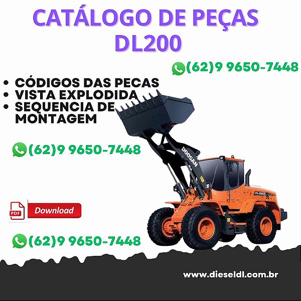 CATÁLOGO DE PEÇAS CARREGADEIRA DL200 DOOSAN