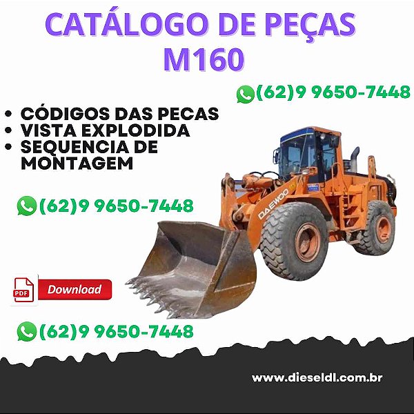 CATALOGO DE PEÇAS CARREGADEIRA  M160 SÉRIE 2 DOOSAN