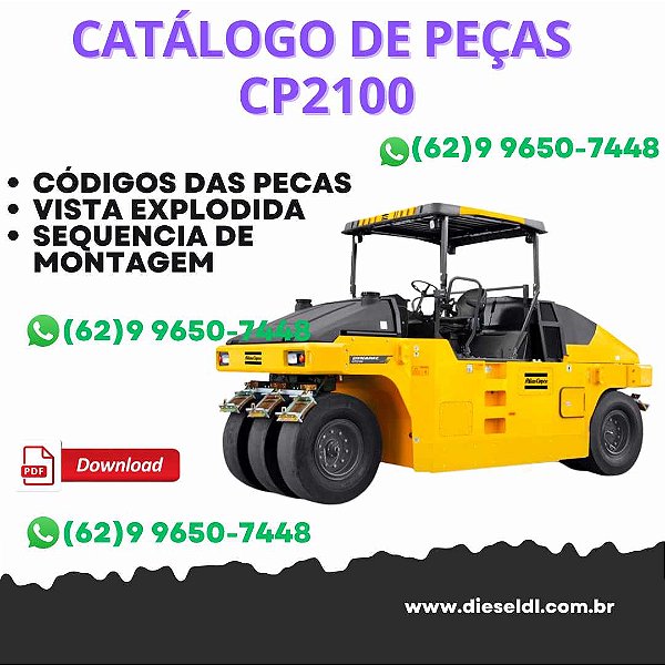 CATALOGO DE PEÇAS ROLO COMPACTADOR CP2100DYNAPAC