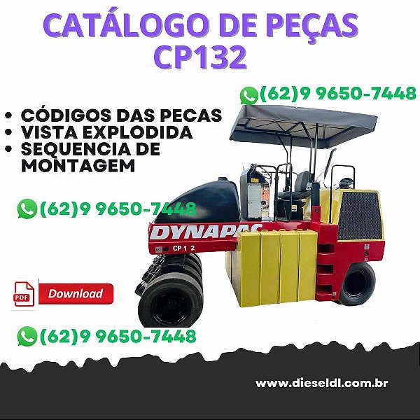CATALOGO DE PEÇAS ROLO COMPACTADOR CP132 DYNAPAC