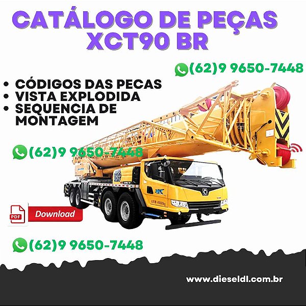 CATÁLOGO DE PEÇAS   GUINDASTE XCT90 BR XCMG