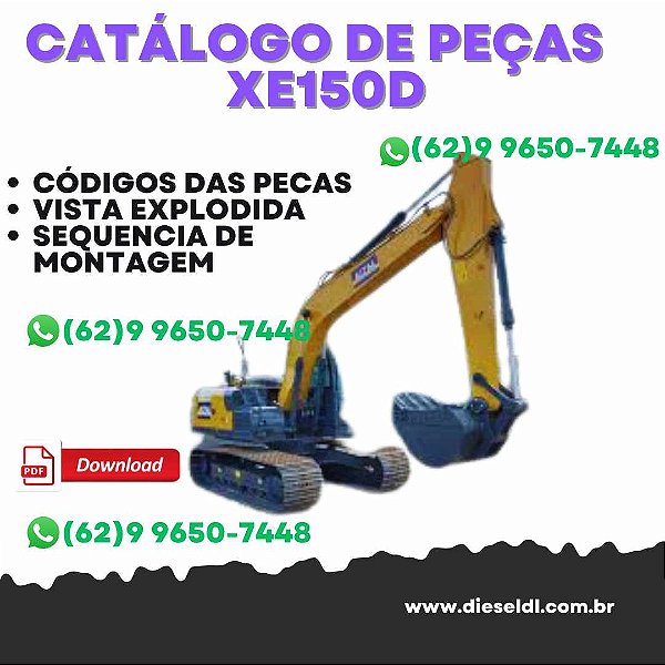 CATÁLOGO DE PEÇAS ESCAVADEIRA XE150D XCMG