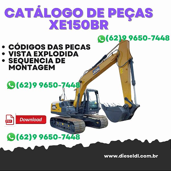 CATÁLOGO DE PEÇAS ESCAVADEIRA XE150BR XCMG