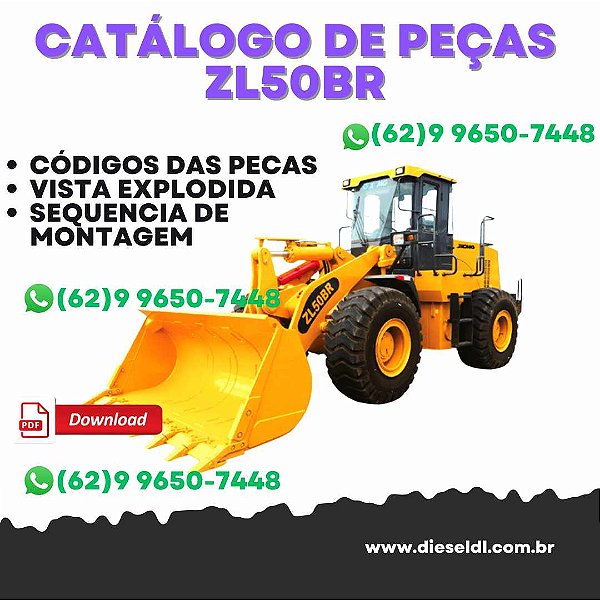 CATÁLOGO DE PEÇAS CARREGADEIRA ZL50BR XCMG