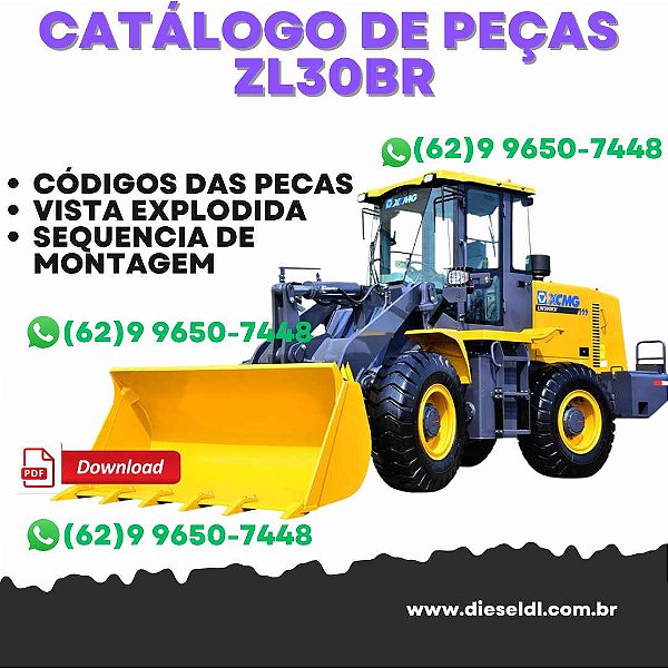 CATÁLOGO DE PEÇAS CARREGADEIRA ZL30BRXCMG