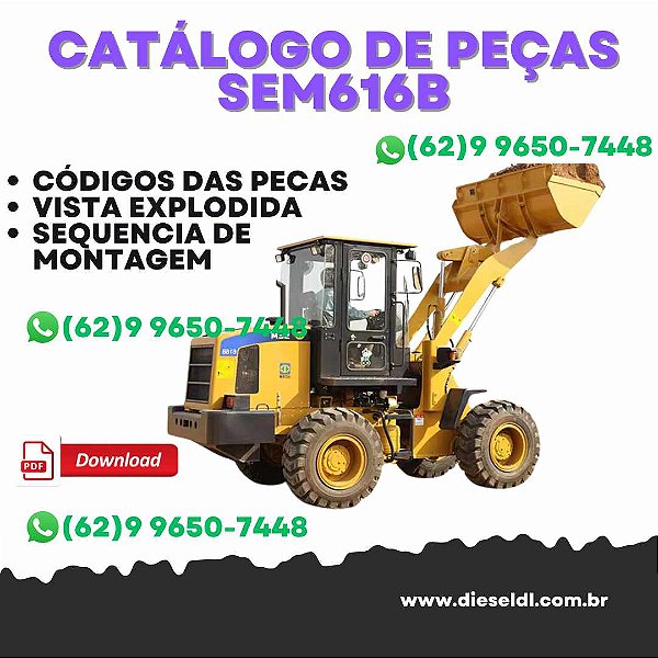 CATÁLOGO DE PEÇAS CARREGADEIRA SEM616B  SHANDONG