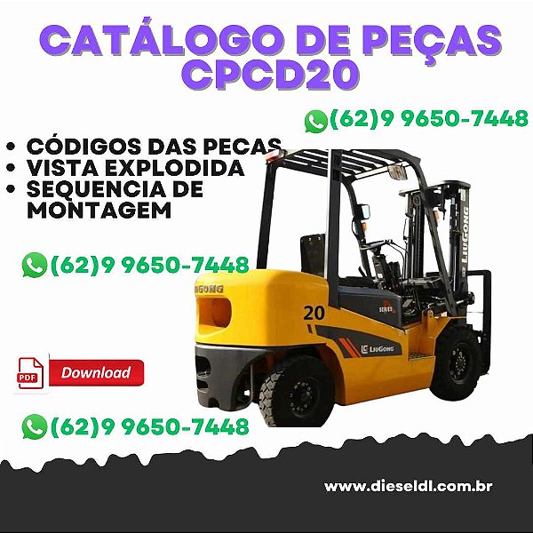 CATÁLOGO DE PEÇAS  EMPILHADEIRAS CPCD20 CPCD25 LIUGONG