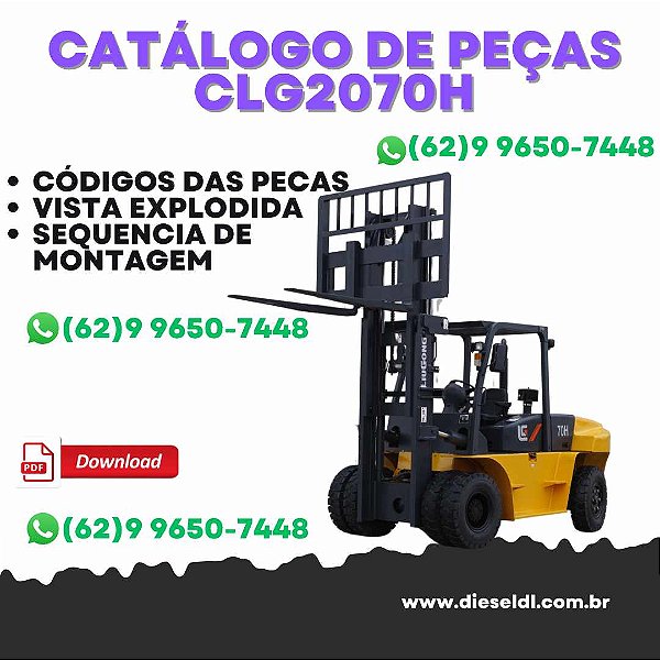 CATÁLOGO DE PEÇAS EMPILHADEIRAS CLG2050H CLG2060H CLG2070H  LIUGONG