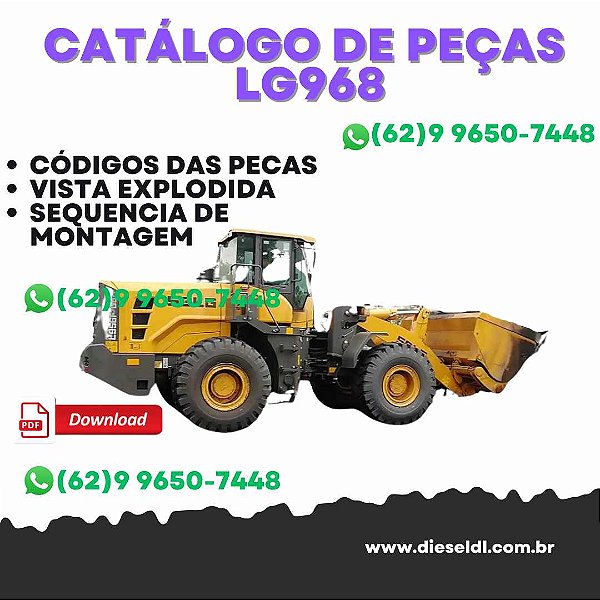 CATÁLOGO DE PEÇAS CARREGADEIRA  LG968  SDLG