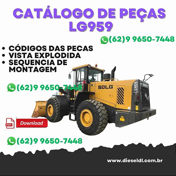 CATÁLOGO DE PEÇAS CARREGADEIRA  LG959 SDLG