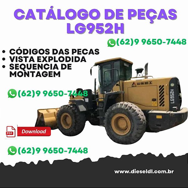 CATÁLOGO DE PEÇAS CARREGADEIRA  LG952H SDLG