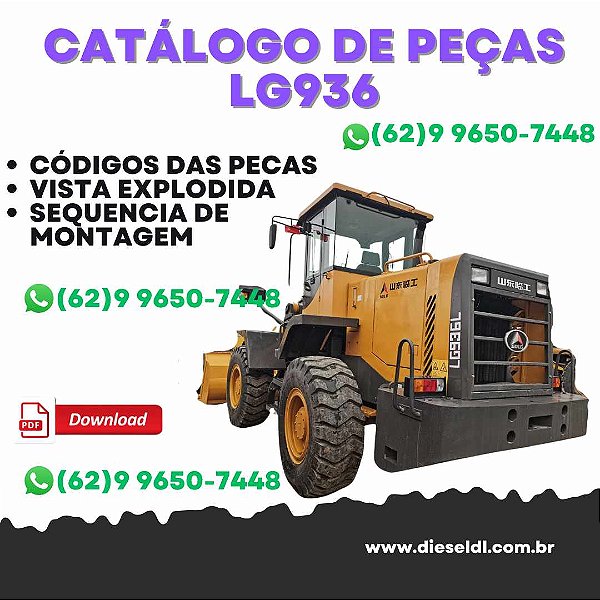 CATÁLOGO DE PEÇAS CARREGADEIRA  LG936 SDLG