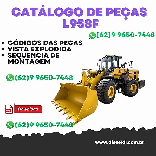 CATÁLOGO DE PEÇAS  ESCAVADEIRA L958F SDLG