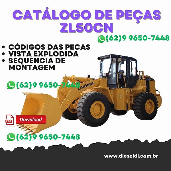 CATÁLOGO DE PEÇAS   CARREGADEIRA ZL50CN  LIUGONG