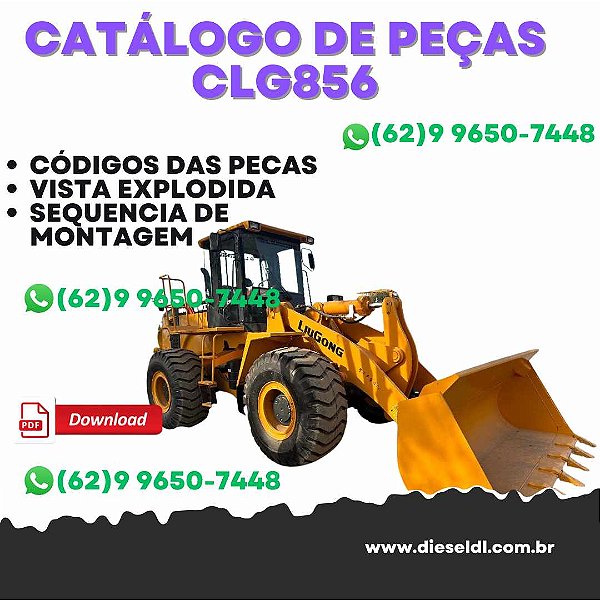 CATÁLOGO DE PEÇAS CARREGADEIRA CLG856  LIUGONG