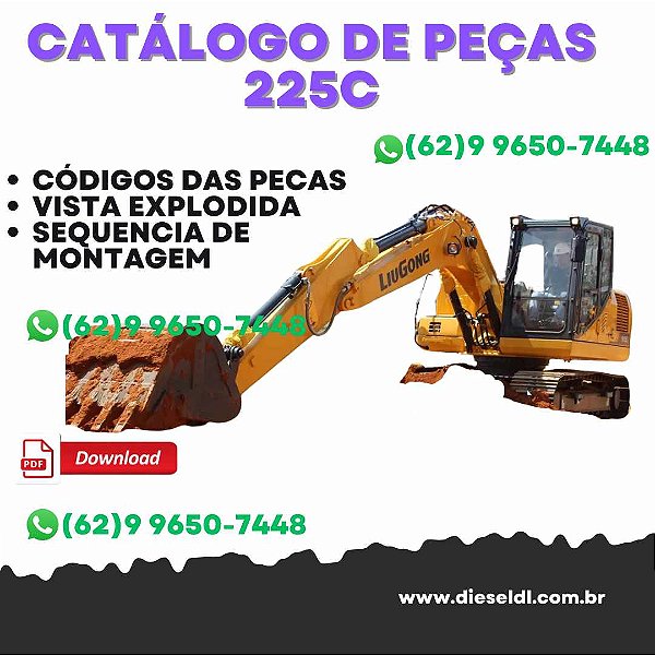 CATÁLOGO DE PEÇAS  ESCAVADEIRA 225C LIUGONG