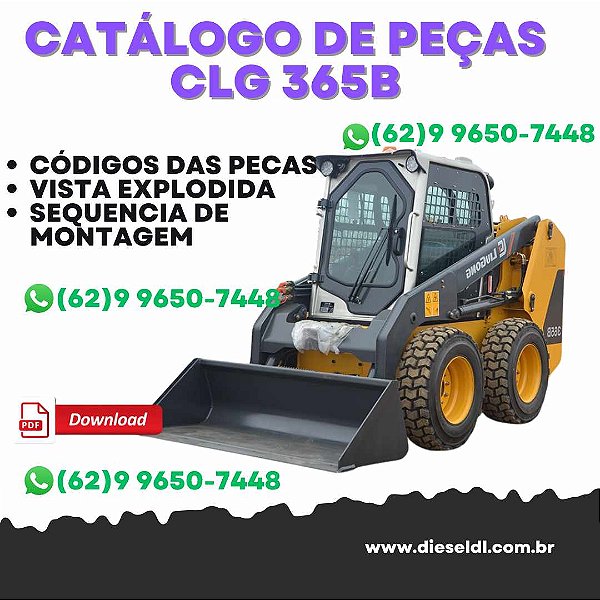 CATÁLOGO DE PEÇAS   MINI CARREGADEIRA CLG 365B LIUGONG