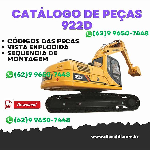 CATÁLOGO DE PEÇAS ESCAVADEIRA 920D 922D LIUGONG