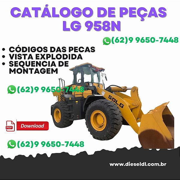 CATÁLOGO DE PEÇAS CARREGADEIRA LG 958N SDLG