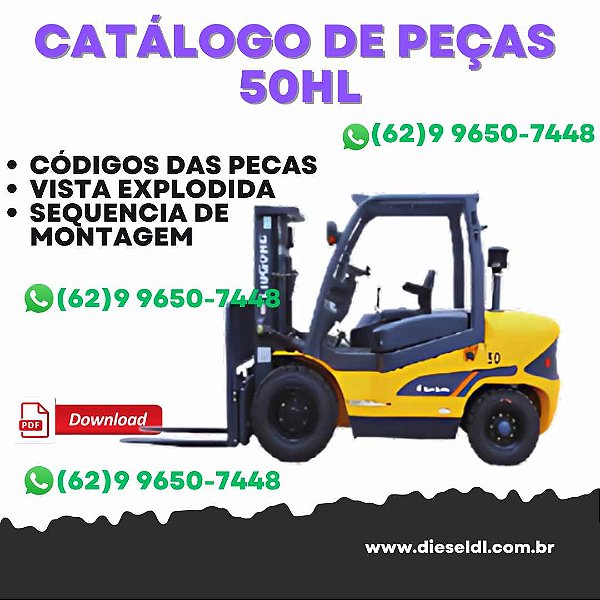 CATALOGO DE PEÇAS EMPILHADEIRAS CLG 2040H 45H 50HL  LIUGONG