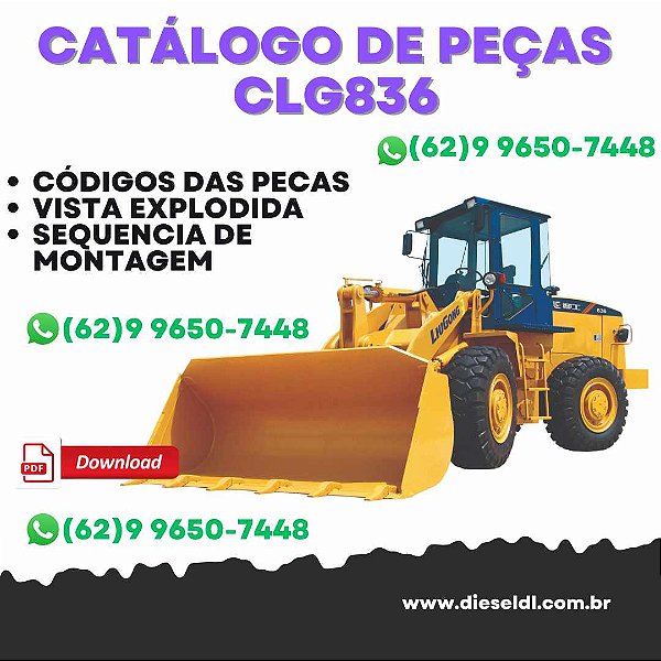 CATALOGO DE PEÇAS CARREGADEIRA CLG836 LIUGONG