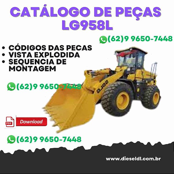 CATALOGO DE PEÇAS CARREGADEIRA LG958L SDLG