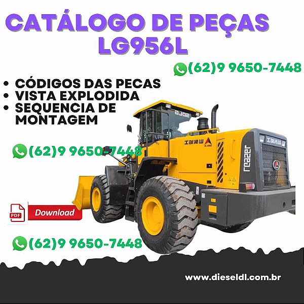CATALOGO DE PEÇAS CARREGADEIRA LG956L SDLG