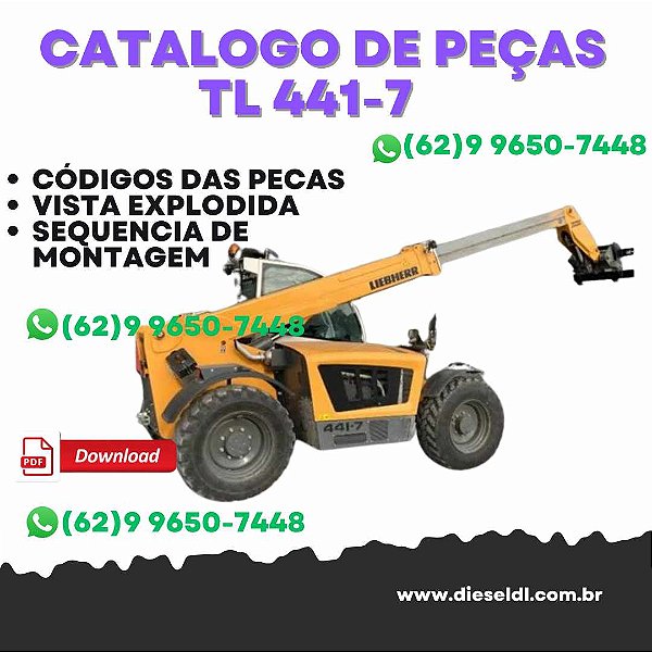 CATALOGO DE PEÇAS  MANIPULADOR TL 441-7 LIEBHERR