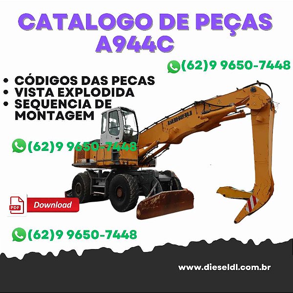 CATALOGO DE PEÇAS   MANIPULADOR A944C LIEBHERR