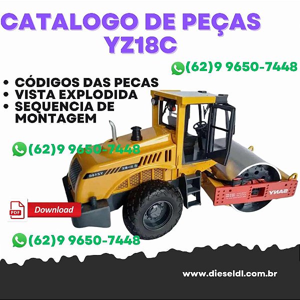 CATÁLOGO DE PEÇAS COMPACTADOR YZ18C SANY