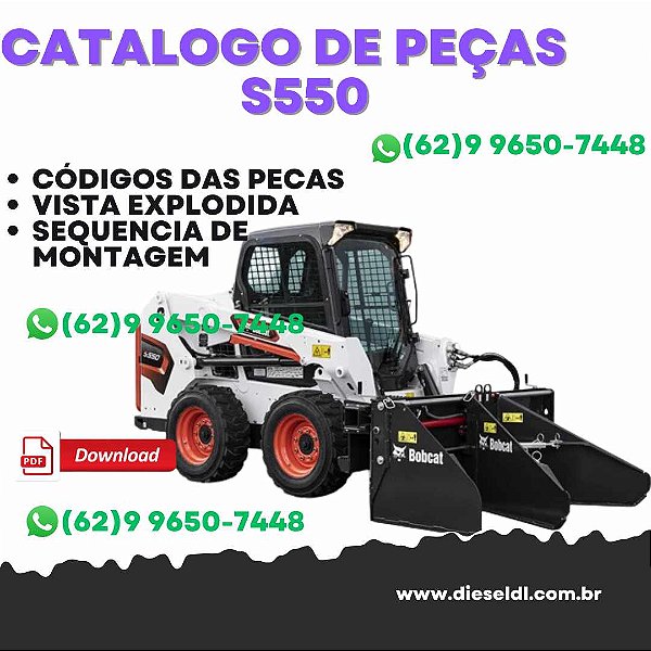 CATÁLOGO DE PEÇAS MINI CARREGADEIRA  S550 BOBCAT