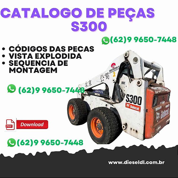 CATALOGO DE PEÇAS MINI CARREGADEIRA S300 BOBCAT