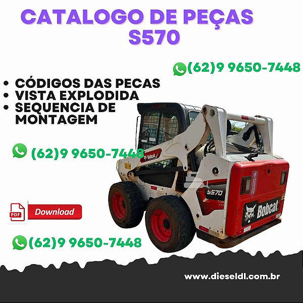 CATALOGO DE PEÇAS MINI CARREGADEIRA S570 BOBCAT