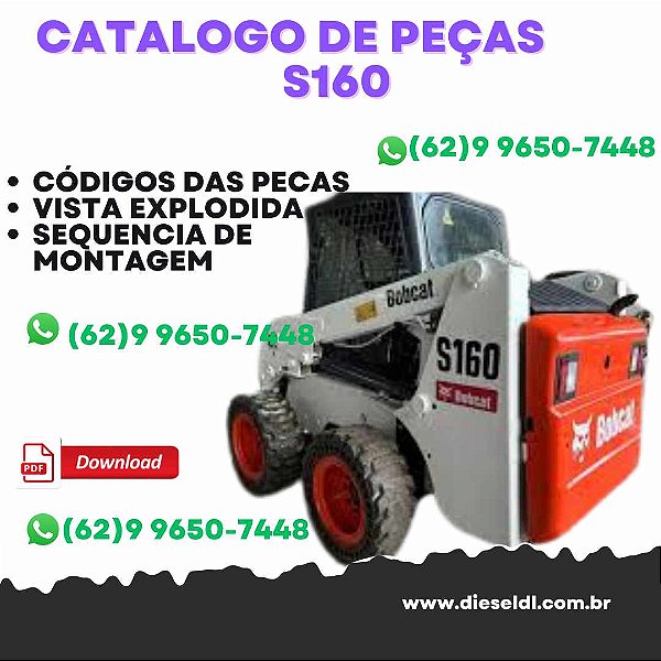 CATALOGO DE PEÇAS MINI CARREGADEIRA S160 BOBCAT