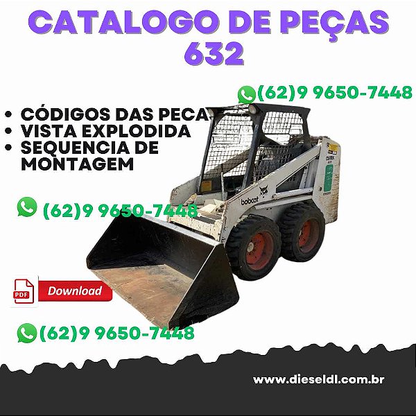 CATALOGO DE PEÇAS MINI CARREGADEIRA  632 BOBCAT